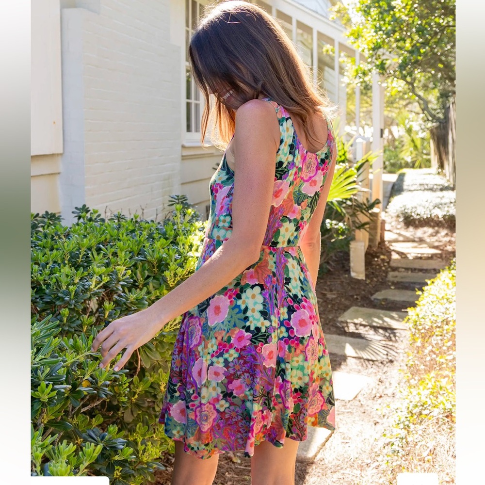NATURAL LIFE Opal "ButterSoft" Ballet Dress - Pink Painted Garden - Picture 4 of 8